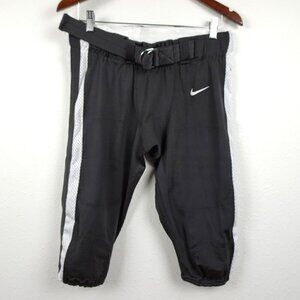 Nike Football Pants Men's Size L Gray Belted Sports Athletics